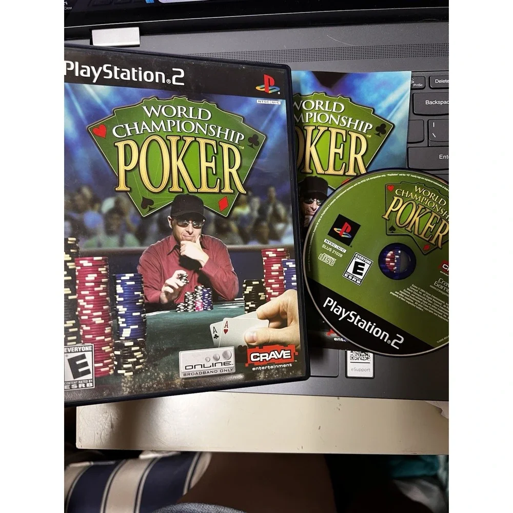 World Championship Poker Sony PlayStation 2 PS2 Crave‎ Complete CIB C-39926-4